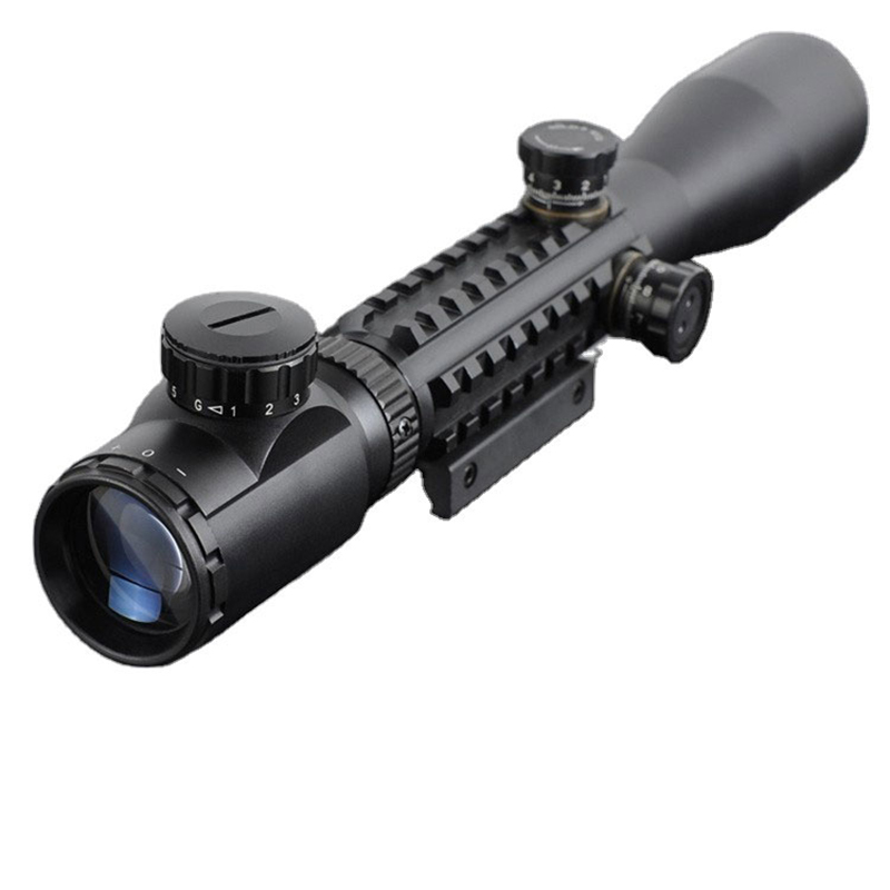 3-9x40 Chiếu Sáng Xanh Chấm Đỏ Săn Bắn Quang Học Ngắm Bắn Chiến Thuật Riflescope Airsoft Phạm Vi Với Giá Rẻ 11 Mm Hoặc 20mm Gắn Kết